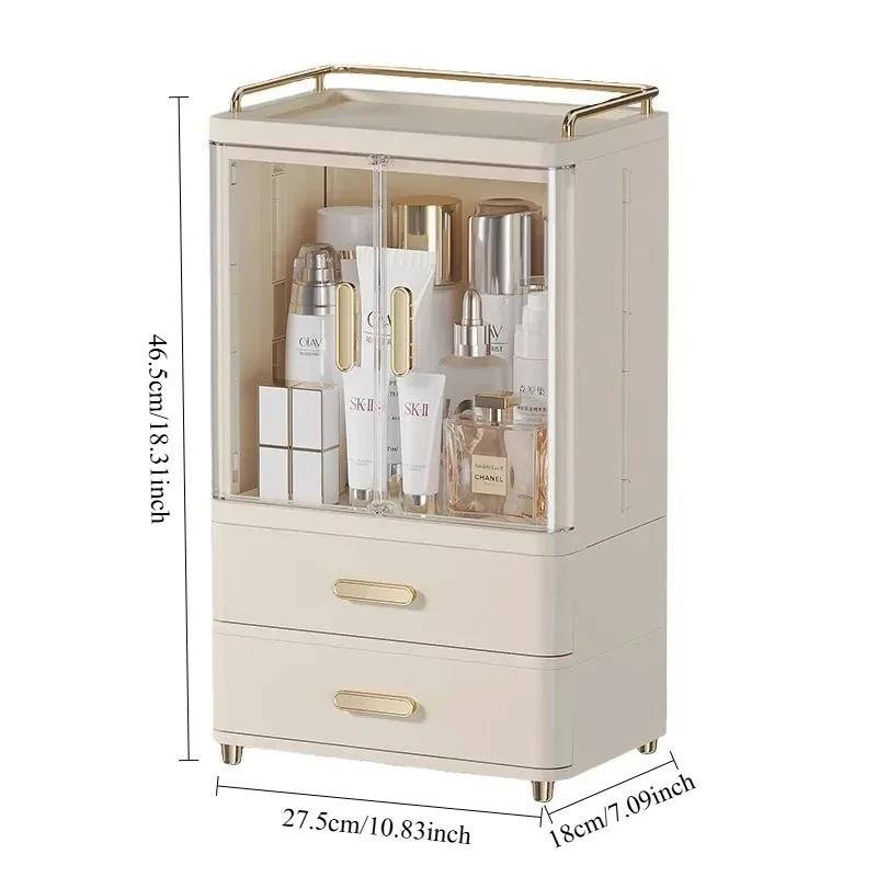 Storage Box Cosmetics Desktop Large Capacity Makeup Brush Dust Rack Premium Skin Care Product Storage Box