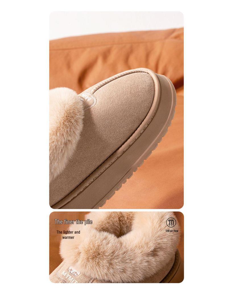 Women's 2025 Retro Snow Boots - Versatile, Warm, Velvet-Lined Winter Cotton Shoes