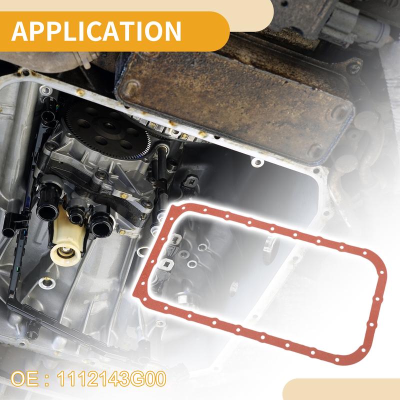X Autohaux No.1112143G00 Automobiles Oil Pan Gasket for Nissan Pickup 1998-2005 1 Pc Car Accessories Auto Replacement Parts