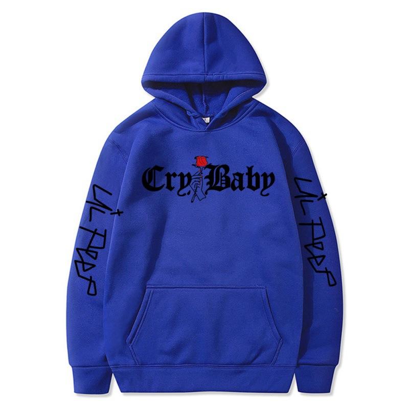 Men Hoodies 2021 Lil.Peep Rose Cry Baby Hoodie