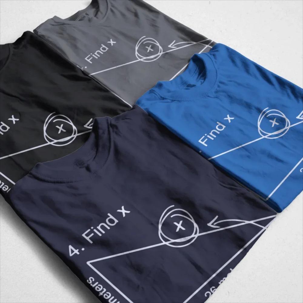 COOLMIND QI0213A Kurzarm Mathematik-Print Herren T-Shirt Casual Streetstyle T-Shirt Cool Lustig Lockeres T-Shirt Pthd