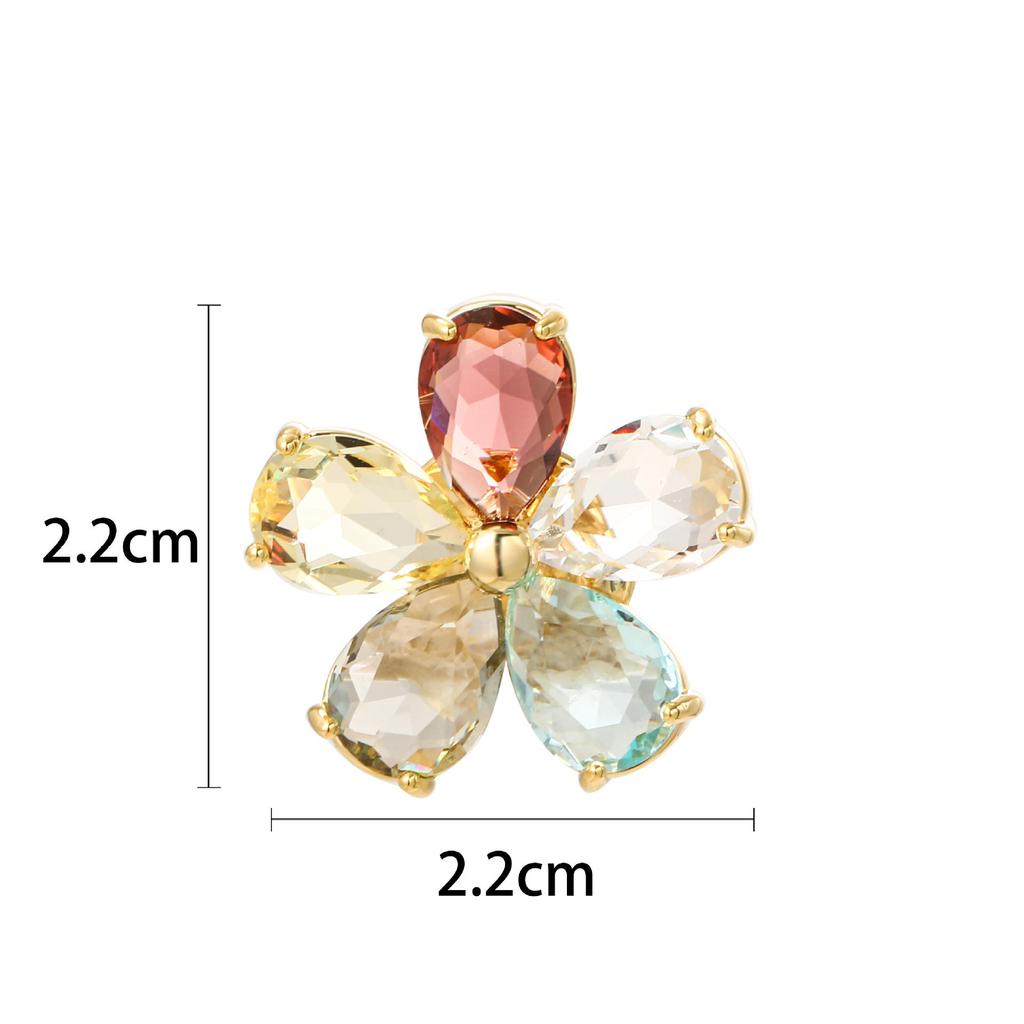 Snowflake & Butterfly Zircon Brooch with Freshwater Pearl for Women's Korean Style Suit Coat