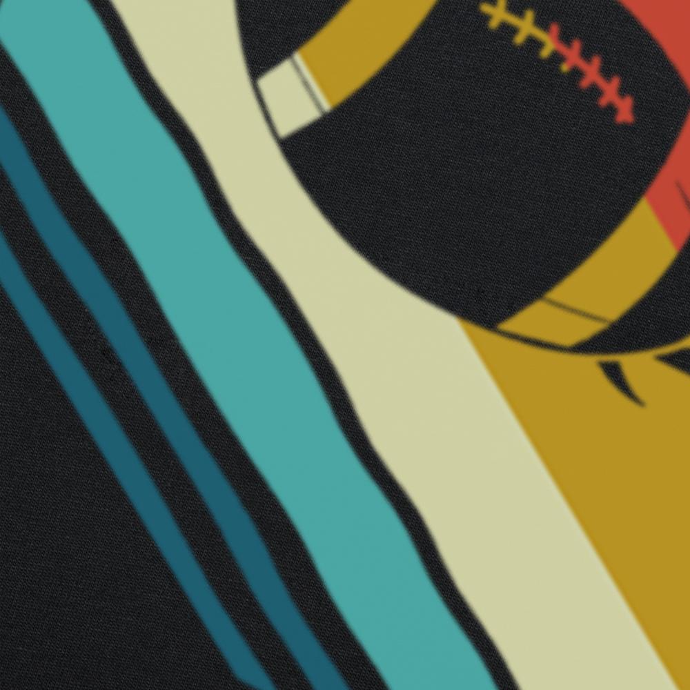 Rugby Vintage Retro Rugby Ball Player T Shirt Summer Graphic Cotton Streetwear Short Sleeve Birthday Gift T-shirt Mens Clothing