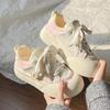 Bread Shoes Women's New Thick-soled Heightening Little White Shoes Versatile with Skirt Shoes Student Sports and Leisure Board Shoes