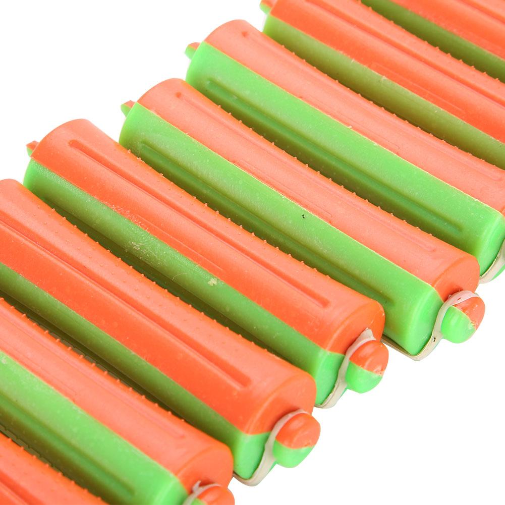 80Pcs Hair Rollers Wave Heat Perm Rod 1-8 Sizes Hair Clip Curlers Hairdressing Tool