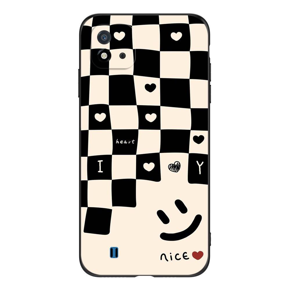 For Realme C11 2021 2020 Case Silicon Back Cover For OPPO RealmeC11 C 11 Case 6.5inch Black Tpu Case Cute Funy