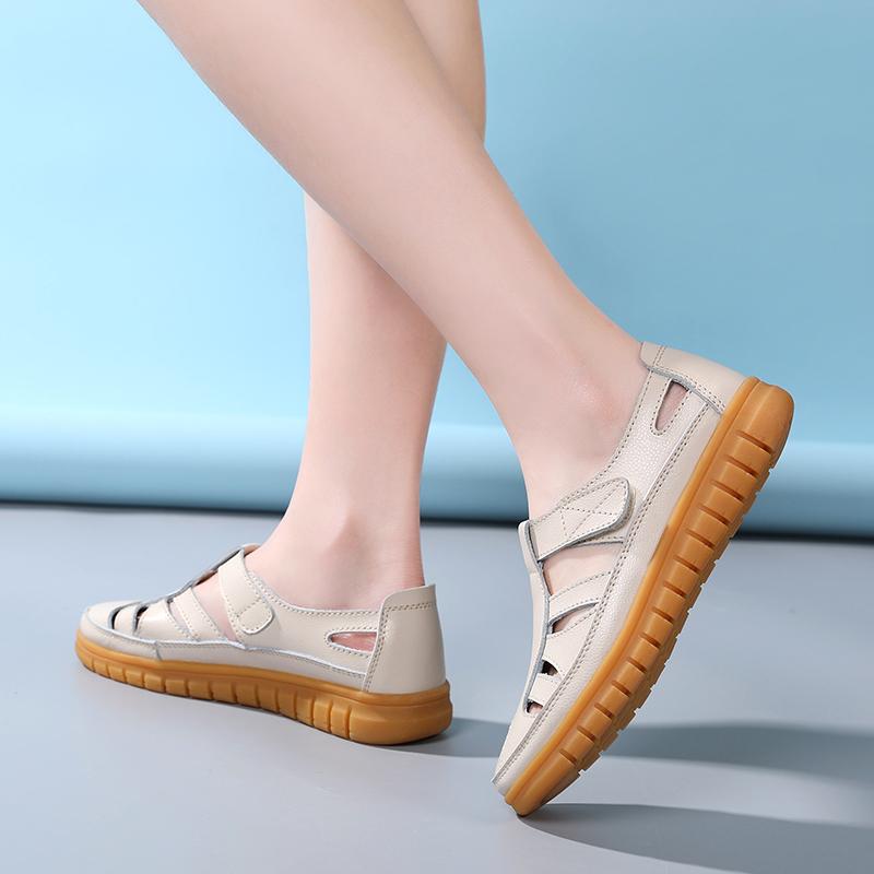 Damsandaler Nya Sommarsandaler Dam Bekväma Flats Promenadsandaler Strandskor Damskor sandalias de mujer