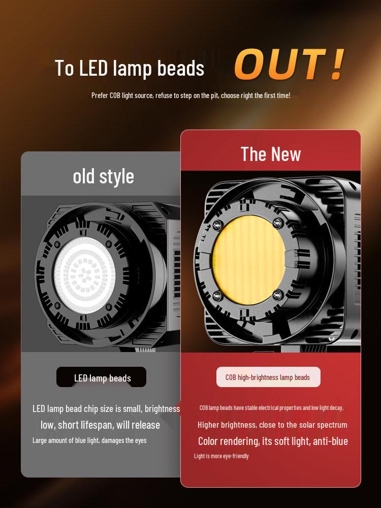 Professional LED Fill Light for Live Streaming & Photography