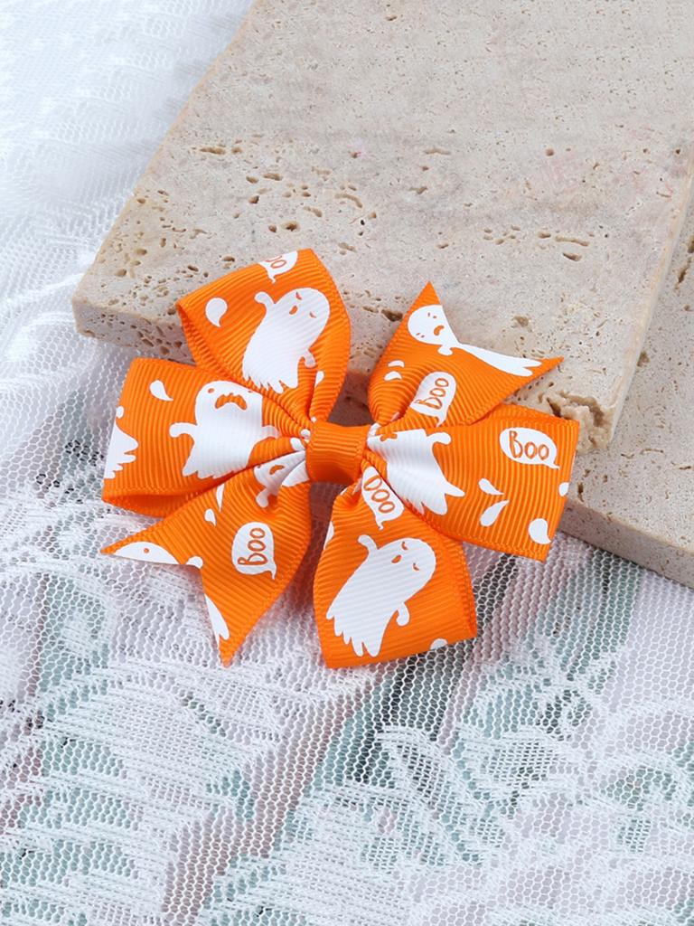 Halloween Party Fun Spider Pumpkin Hairpin Cartoon Black Cat Little Ghost Hairpin Girl Happy Halloween Dress Up Hairpin