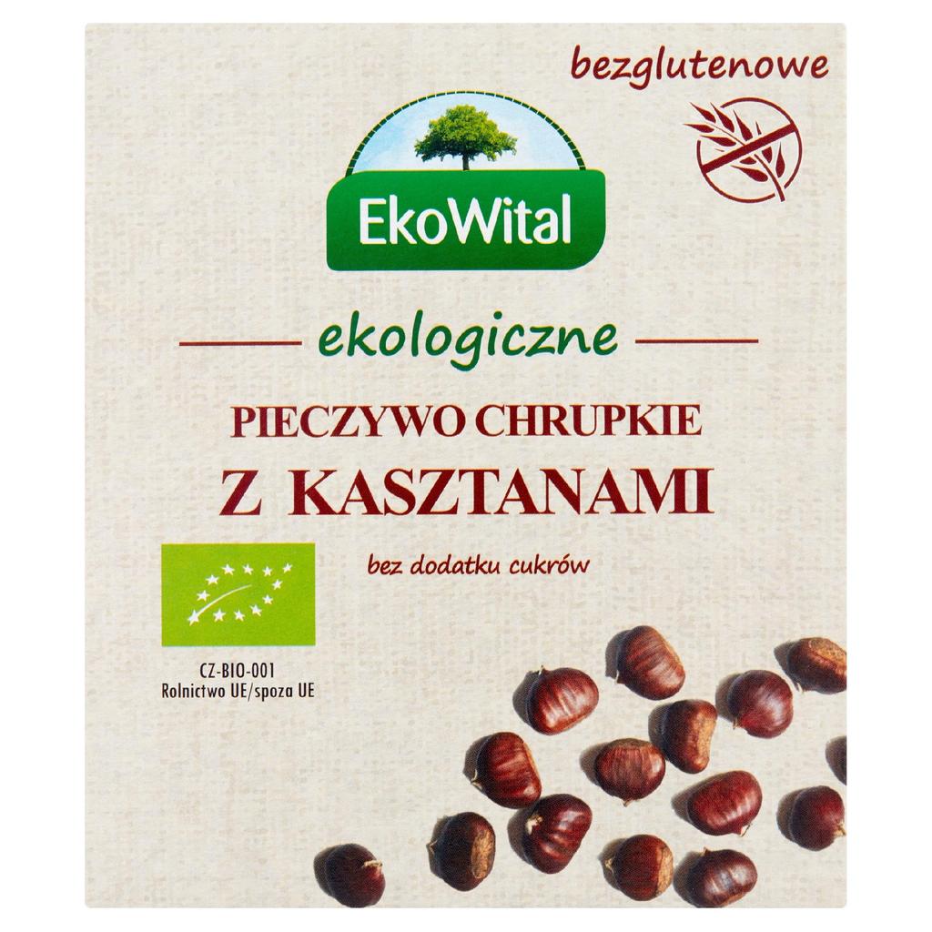 EkoWital Organic crispbread with chestnuts 100 g