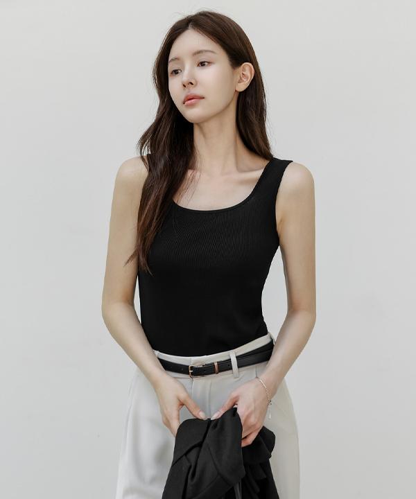 Peulenchisikeu Ruco Square Knit Sleeveless_62Kn2112