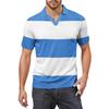 Herrenmode Bedrucktes V-Ausschnitt Kurzarm Top Golf T-Shirt