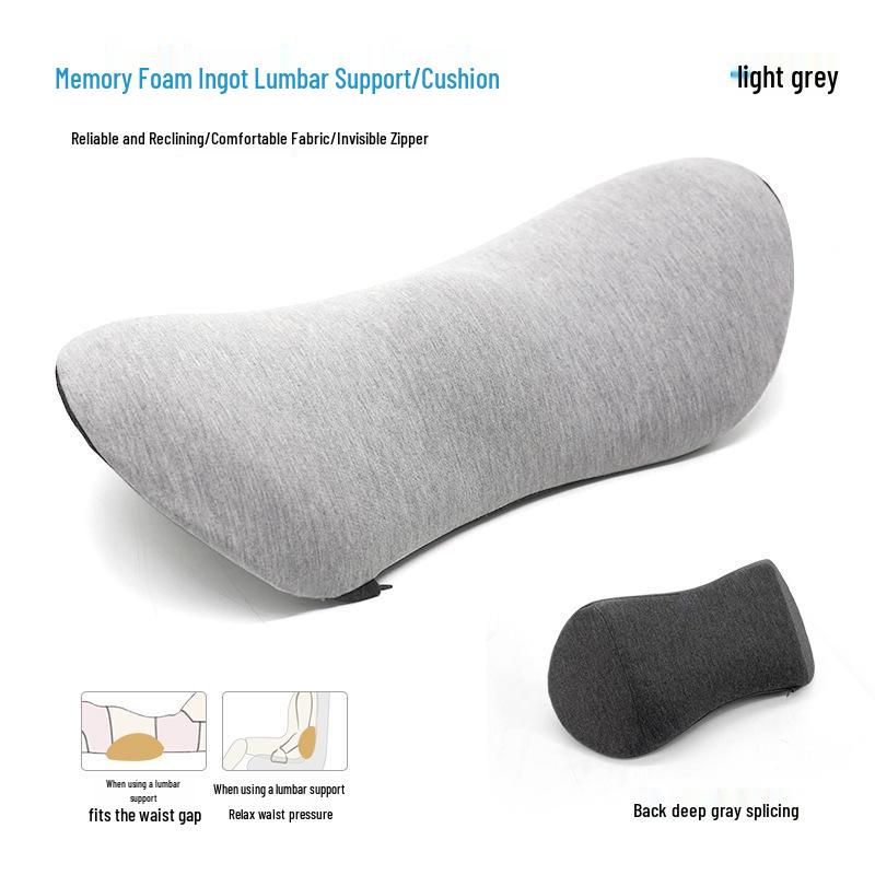 Memory Foam Autositz Lendenstützkissen - Atmungsaktive Rückenlehnenpolsterung für den Sommer