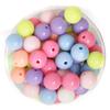 Acrylic Round Beads - Solid, Candy & Spring Colors for Children's DIY Projects