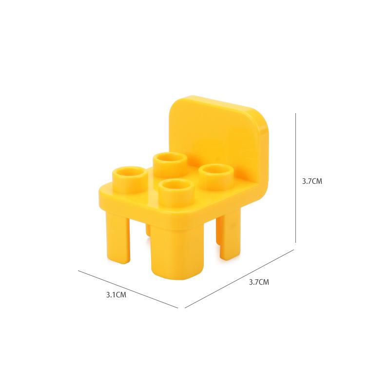 Big Building Blocks Bathroom Kitchen Furniture Accessories Compatible With Large Bricks Educational Diy Toys Children Kids Gifts