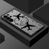 Mountain Peak Aircraft Print Case For Samsung Galaxy S25 S23 S24 Ultra S21 S20 S24 FE S22 Plus For Magsafe Magnetic Matte Cover