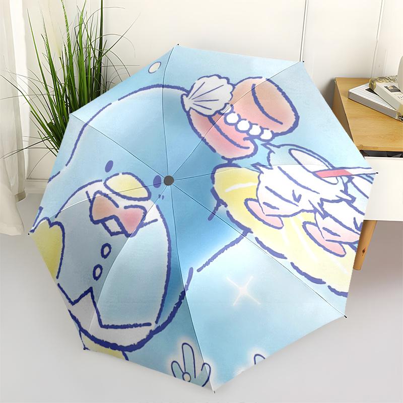 

1pc Seashell-Shaped Automatic Opening/Closing Umbrella with 8-Bone Iron Frame - Perfect for Fans, Travelers, Daily Use, and Festive Gifts!F003