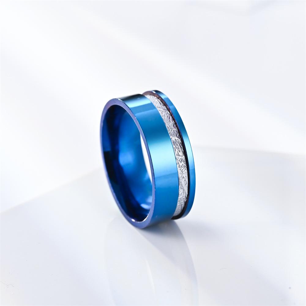 1Pc Fashionable, Versatile and Simple Titanium Steel Ring, Suitable for Daily Wear | As A Gift