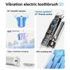 Čištění elektrického zubního kartáčku vylepšeno na 50stupňový velkoamplitudní oblouk, inteligentní servo, elektrická akustická vlna, skenování a integrace vibrací