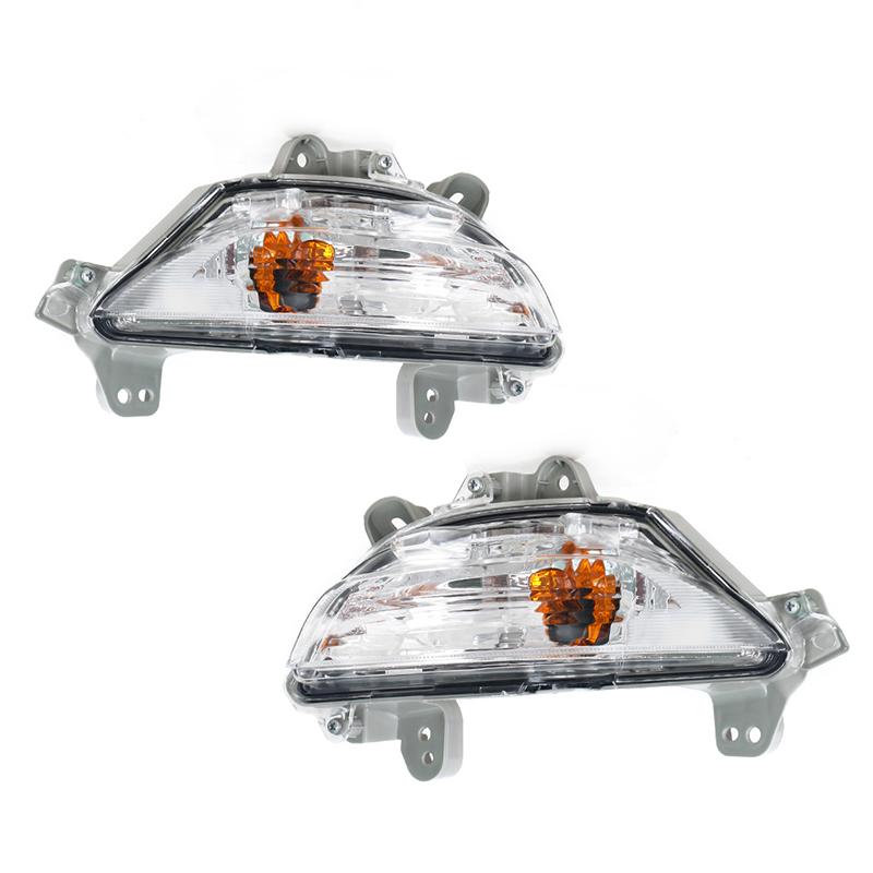 Car Front Bumper Daytime Running Drive Light Turn Signal Indicator Lamp For Mazda 3 Axela 2014 2015 2016 Foglight Foglamp