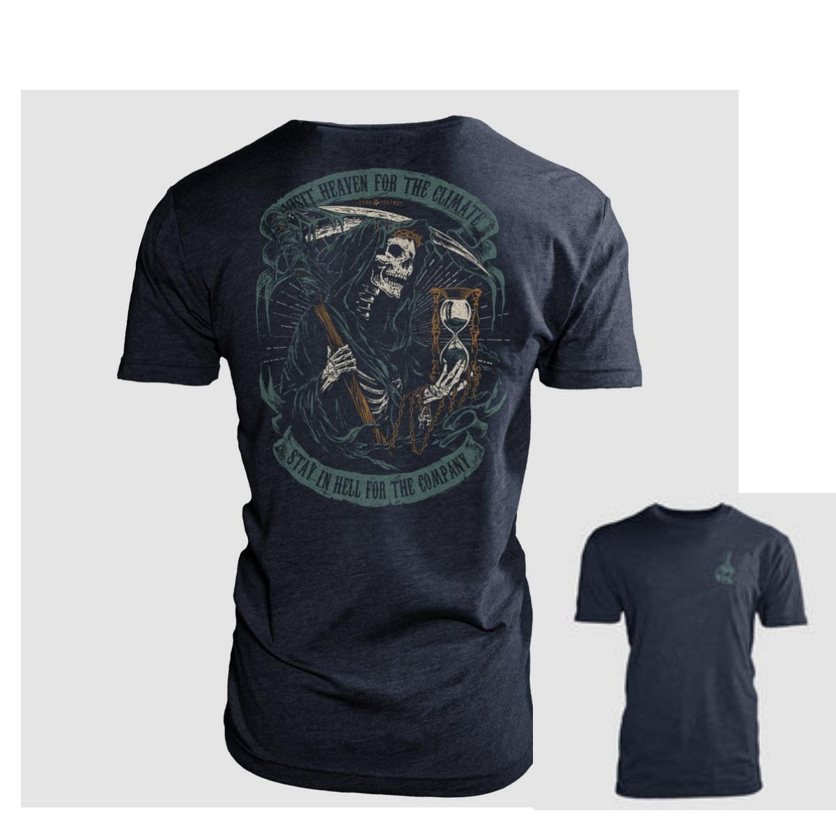 Heaven or Hell Military Training Tactical Casual Tshirt Mens and Womens Luxury Brand Top S
