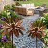 Rust-Resistant Flower Garden Stake Rustic Lawn Ornament Forest Style Flower Decoration  Patio