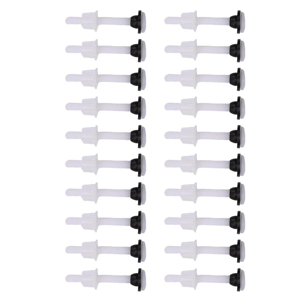 20 Stück Toilettenspülkasten Kunststoff Befestigungsschraube Einfach zu Installieren Befestigungsschrauben Dichtungen für zweiteilige Toilette