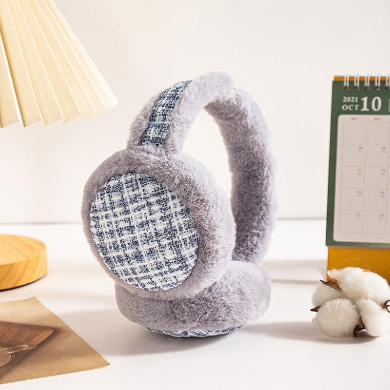 Orecchie da Animale Carine Morbide Paraorecchie Forma di Hamburger Accessori Abbigliamento Borsa Orsetto Peluche Paraorecchie Pieghevoli