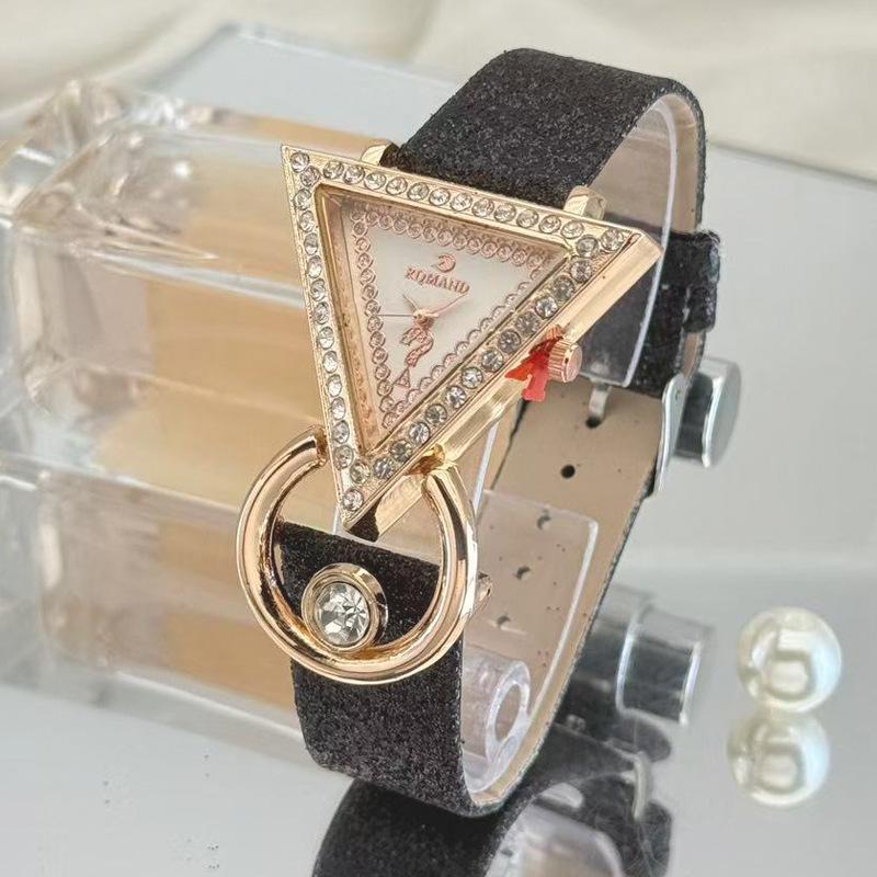 Мужские часы JYL Модные Цветные Блоки Повседневный Ремешок Black румяный розовый