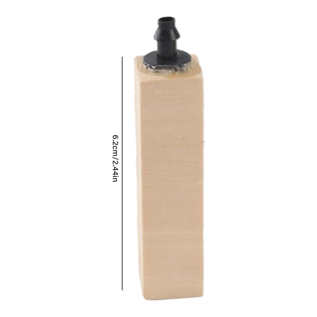 2PcsCelsiusSet Natural Wooden Bubble Stone Diffuser for Aquarium Fish (S)