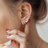 Fashionable Classic Copper Earrings K15 Silver