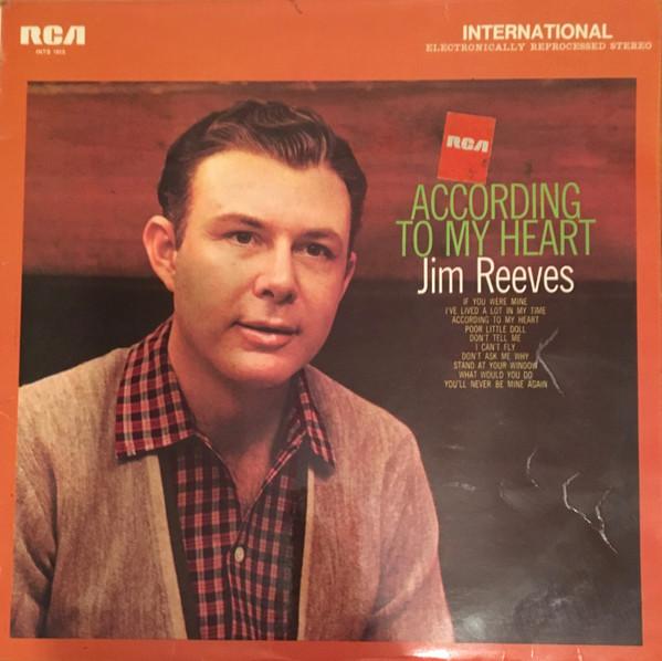 

LP Record JIM REEVES - According To My Heart INTS1013 RCA Internation UK Folk Used