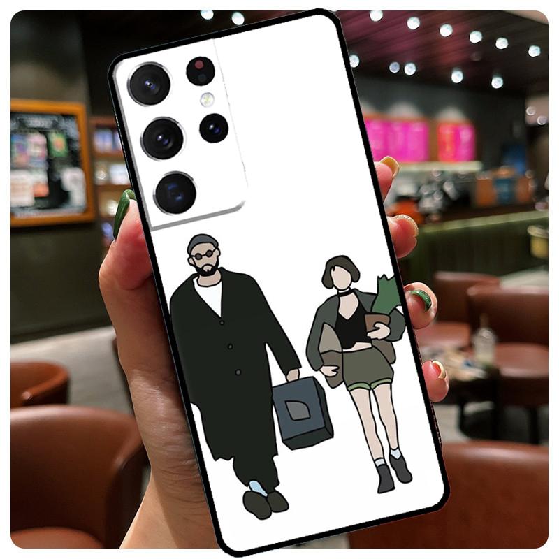 

Leon The Professional Phone Case For Samsung Galaxy S24 Ultra S20 S21 S22 S23 S25 Ultra S9 S10 Plus S25 FE Cover Galaxy S25 Plus