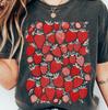 Cottagecore Strawberry Print T-shirt, Comfort Colors Tee