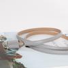 Soft Knotted Stylish Leather Belt For Women Featuring A Fashionable Minimalist Design In Colors Classic
