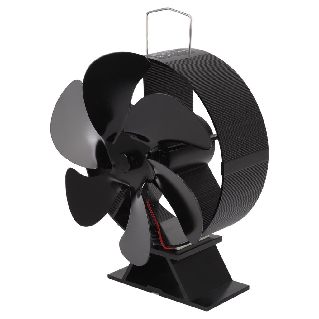 6 lopatkový ventilátor ke krbu Termoelektrický modul Ventilátor na dřevo Teplo poháněný Vzduch pro spalování dřeva