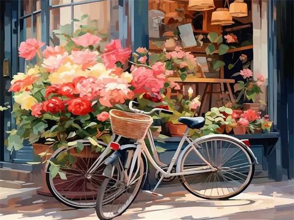 5D Diy Diamond Painting Mosaic Door House Full Square Round Embroidery Landscape Building Mosaic Home Decor