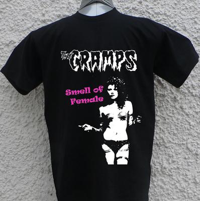 The Cramps Band On Stage Black Tee Shirt Cotton S-5Xl Unisex