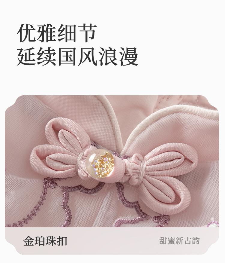 David Bella Girls' Dress Spring Hanfu Dress Baby Princess Dress Year End Dress