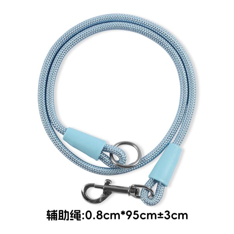 Adjustable Dog Leash With Cloud-Shaped Foam Grip Crossbody Strap Dual-Use Pet Walking Rope Small To Medium Dogs