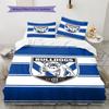 Canterbury Bulldogs Pattern Bedding Set Quilt Cover Pillowcase Home Decor Gift (1 * Duvet Cover + 2 * Pillowcase, Without Core)