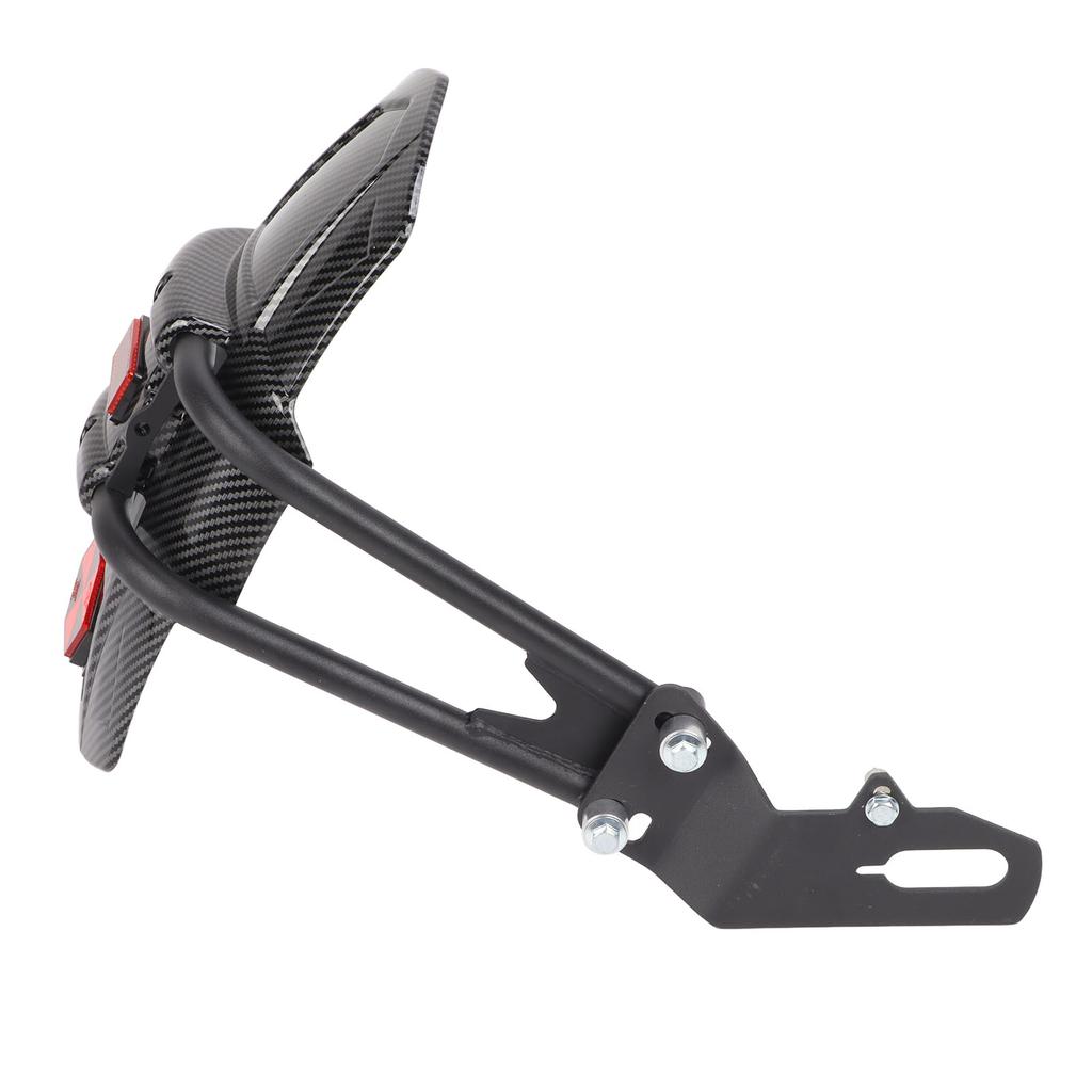 Motorcycle Rear Wheel Mudguard Carbon Fibre Style Splash Guard Universal Motorbike Refitting