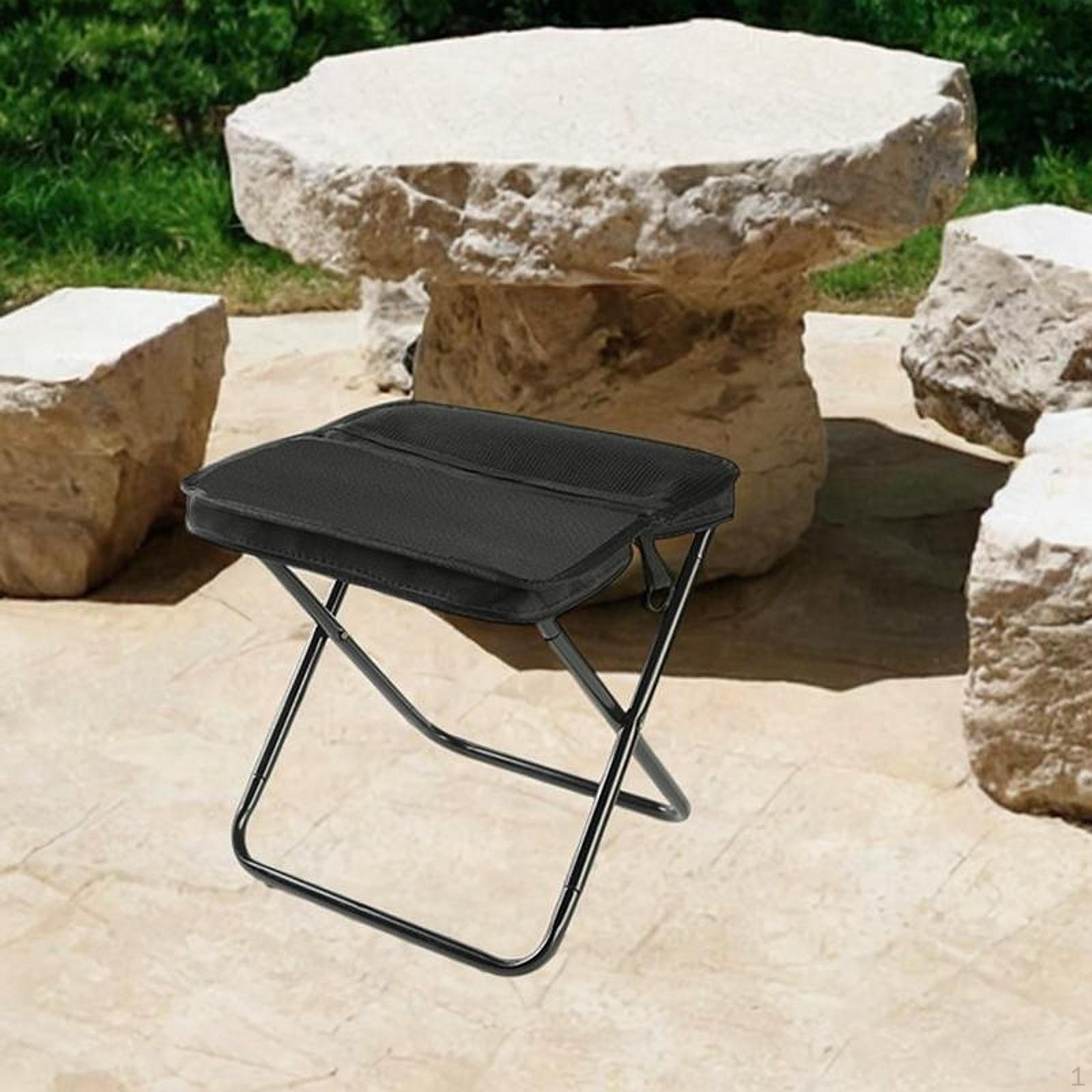 

Уличный складной табурет с регулируемым ремнем для переноски, сиденье для рыбалки, многоцелевое, портативное, легкое чёрный
