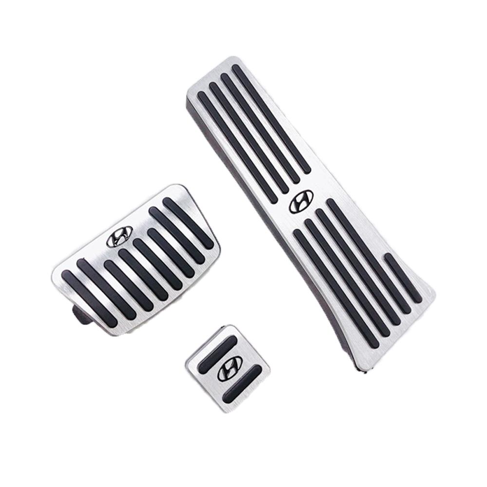 Car Foot Pedals for Hyundai Sonata LF 2015~2019 2016 2017 Accelerator Brake Pedal Pads Alloy Tray No Drilling Interior Acessorie