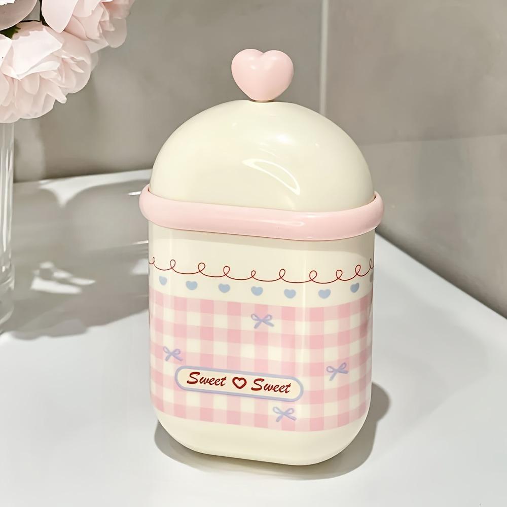 

1PC Cute Mini Soap Box, Specially Designed for Travel, Double Sealed Design, with Drain Holes розовый