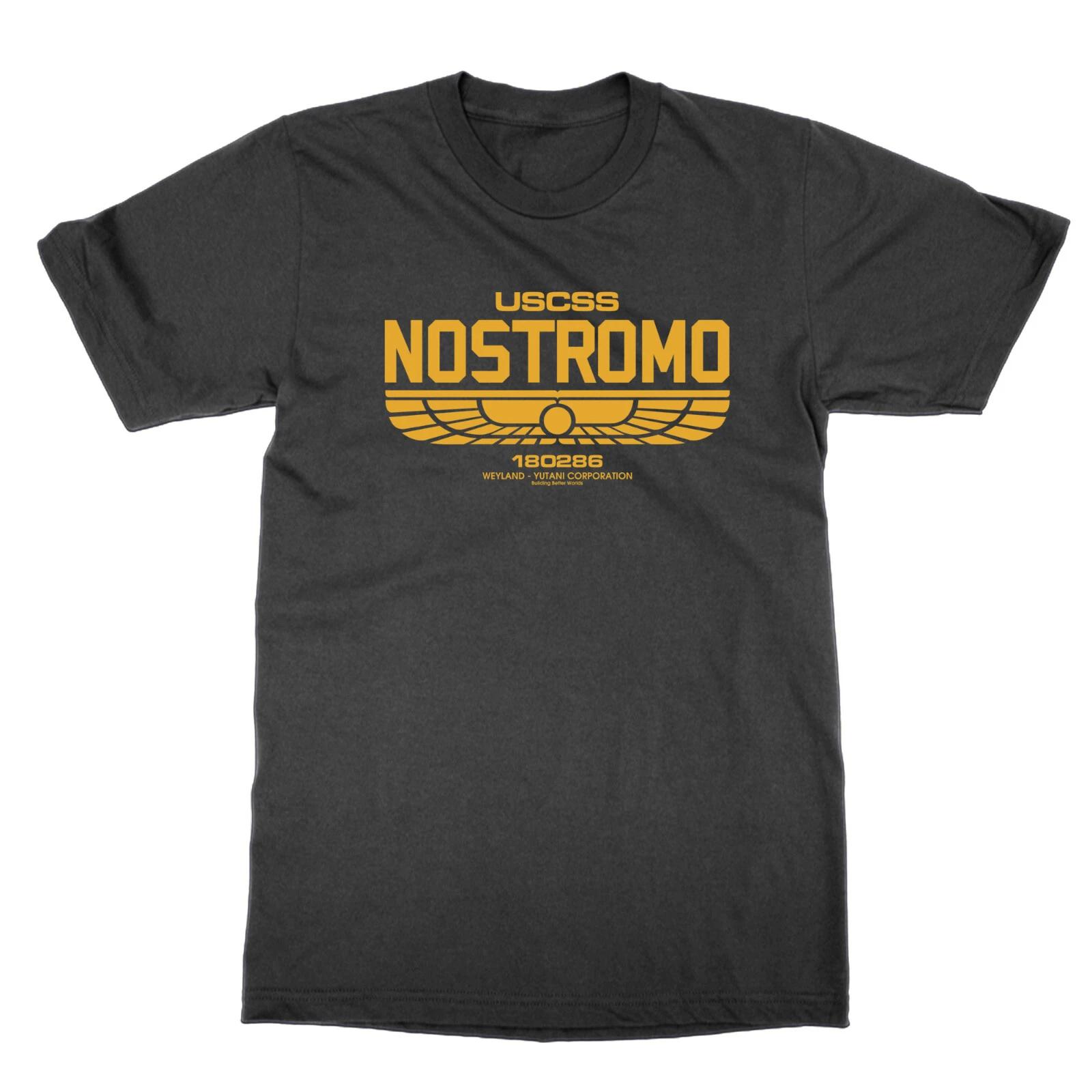 

USCSS Nostromo Alien Geek Nerd Aliens Sci-Fi Top Tee T-Shirt Gift M
