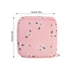 Cartoon Cute Sanitary Napkin Storage Bag Portable Large Capacity Menstrual Packet Cartoon Cute Waterproof Period Bag with Zipper