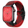Compatible with Apple Watch S10, iWatch 11, Xiaomi 9, Huawei; Rainbow Nylon Magnetic Buckle Strap.