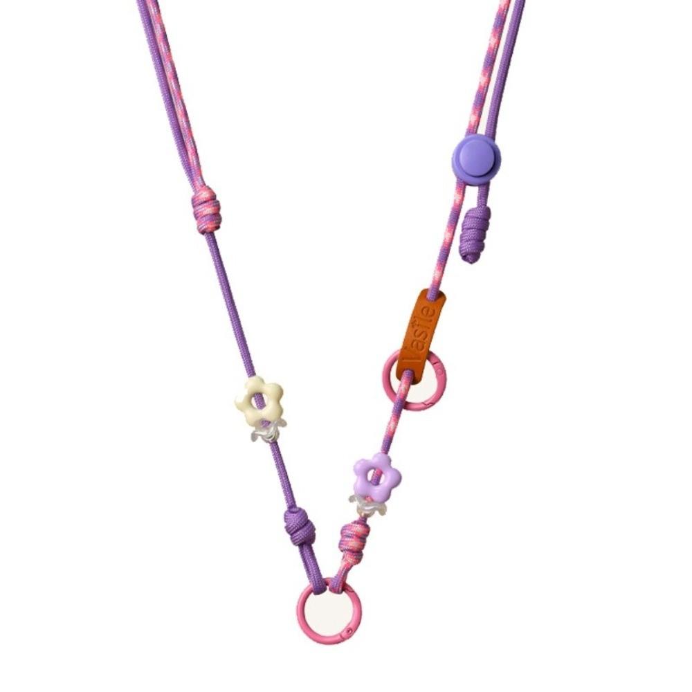 Anti-Loss Knit Phone Lanyard Adjustable Hanging Neck Strap New Phone Lanyard  Travel