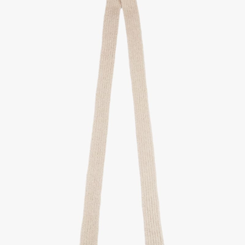 

PINK PINEAPPLE FLUFFY KNIT MUFFLER_BEIGE BEIGE_FREE